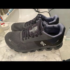 On cloud shoes, worn once